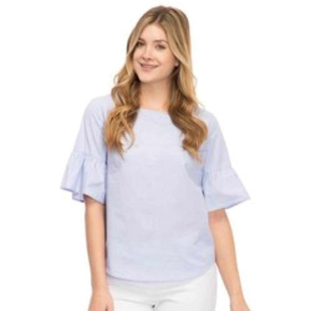 New Izod white button back Blouse szXL